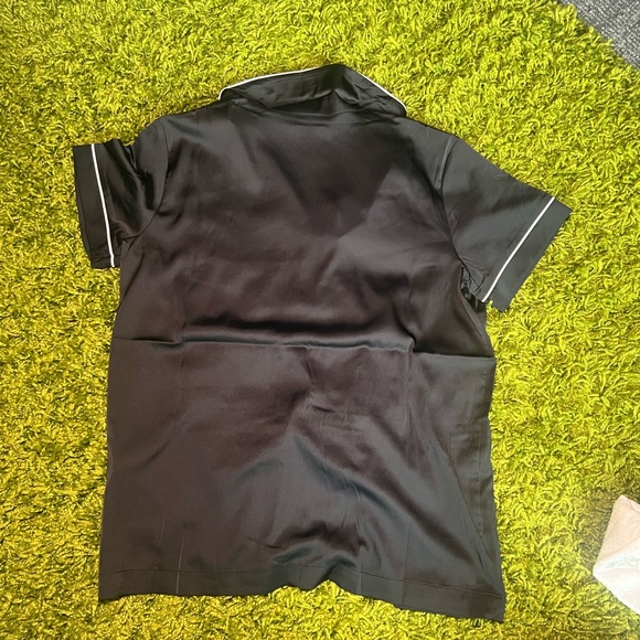 INC International Concepts Black Satin-Like Pajama Set - Picture 5 of 6